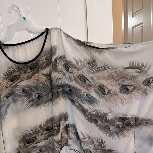 Shawl top beautiful colours - Picture 3 of 4